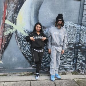 Piping Windbreaker Suit