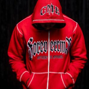 Soft cotton fleece hoodie with a relaxed fit, long sleeves, ribbed cuffs, and adjustable drawstring hood for everyday comfort.