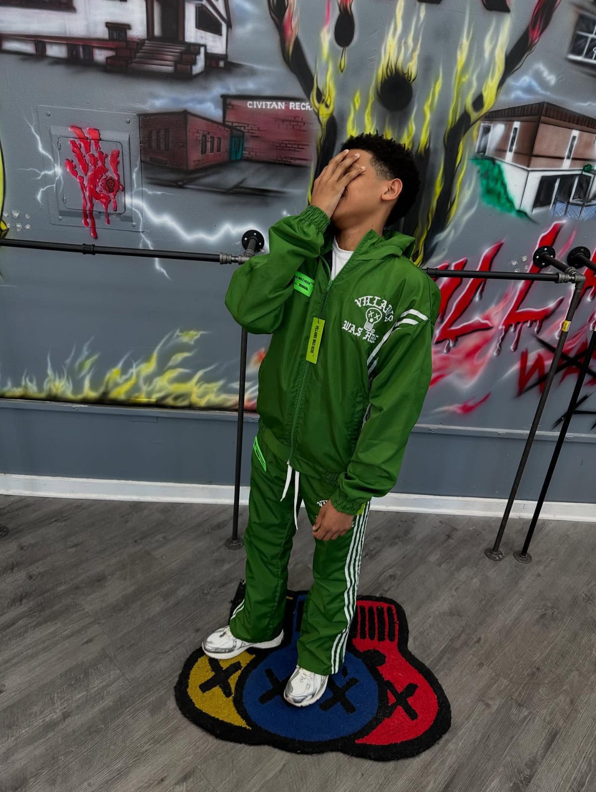 Lightweight Nylon/Polyester used for custom sportswear and streetwear manufacturing