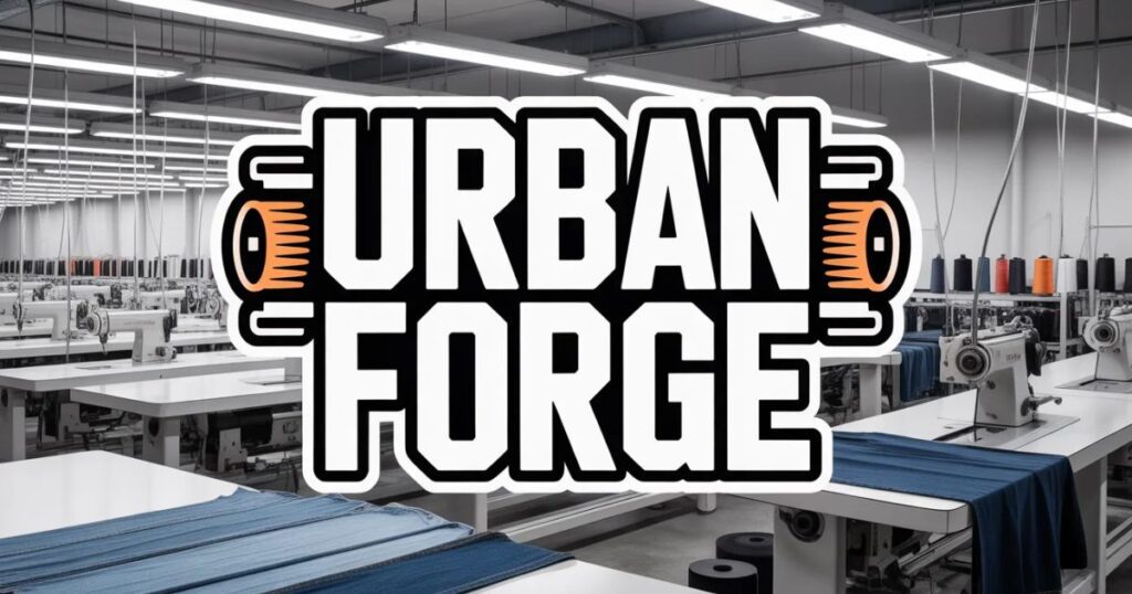 Streetwear Brand with Manufacturing showcasing custom hoodie production in a modern factory