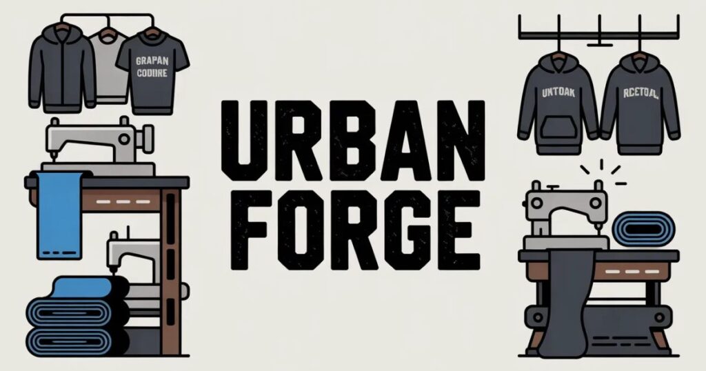 Streetwear Brand with Manufacturing displaying fabric selection and cutting process