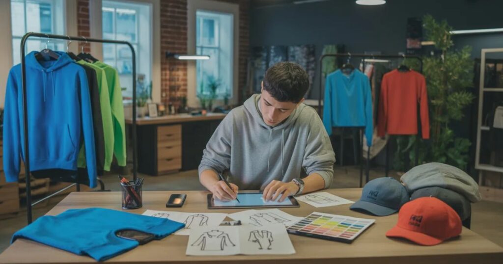 Custom streetwear brand limited edition graphic t-shirt urban fashion apparel modern street style clothing