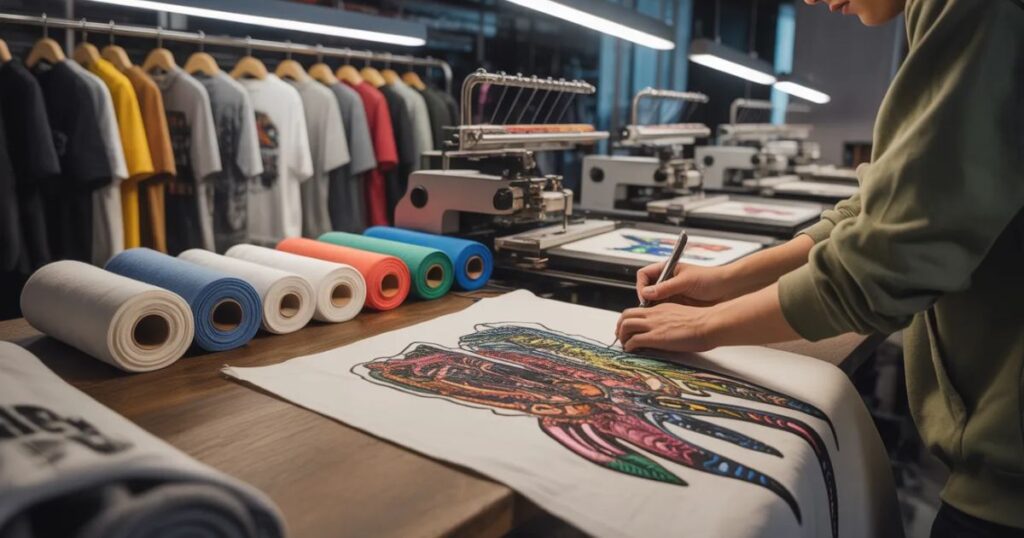 Custom Streetwear Manufacturing with detailed stitching and craftsmanship techniques