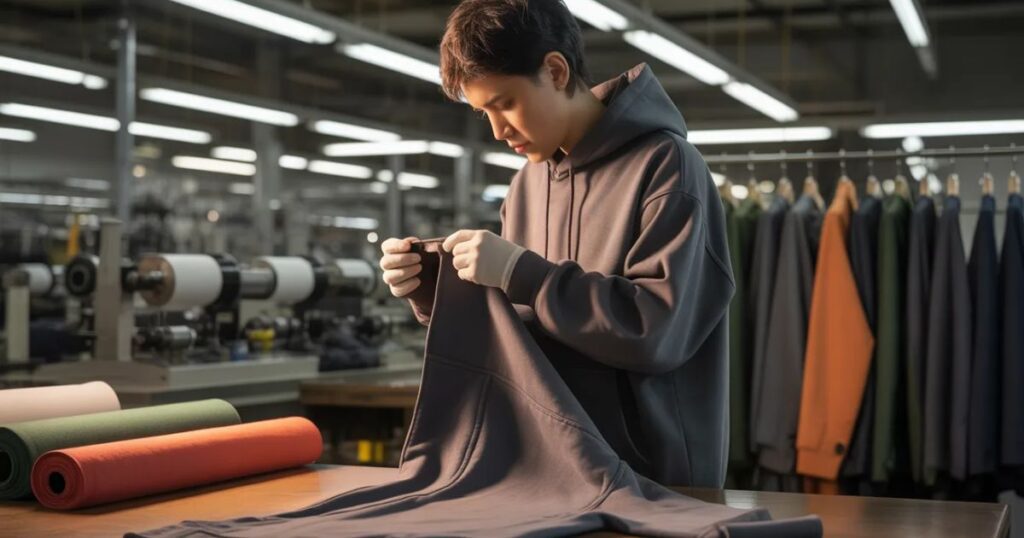 Professional streetwear manufacturer crafting custom fashion pieces